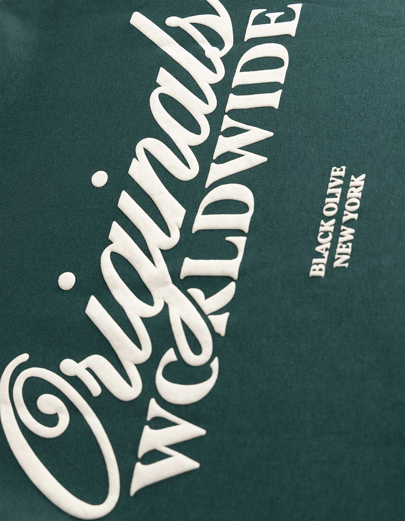 Sweatshirt - R&uuml;ckenprint - Gr&uuml;n