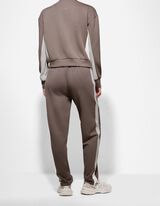 Jogger pants - Contrasterende inzetten - beige