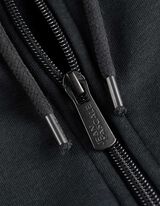 rozpinana bluza - kaptur z troczkiem - ciemny zielony