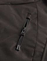 Outdoorjacke - Windabweisend - Schwarz