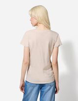 Tričko - Trblietavá potlač - biely