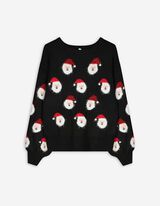 Pullover - Christmas - schwarz