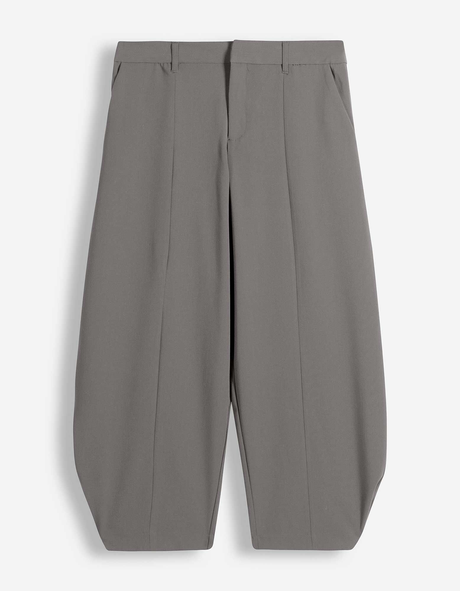 Pantalon - Pliage de la bande - Gris