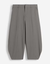 Pantalon - Pliage de la bande - Gris