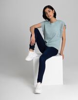 Farmerice - Visoki struk - tamno-plava