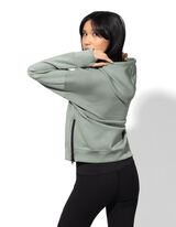 Džemperis - Raištelis - tamsiai zalias