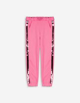 Hlače za jogging - Reverzibilne šljokice - pink