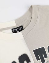 Tricou - Oversized Fit - Alb