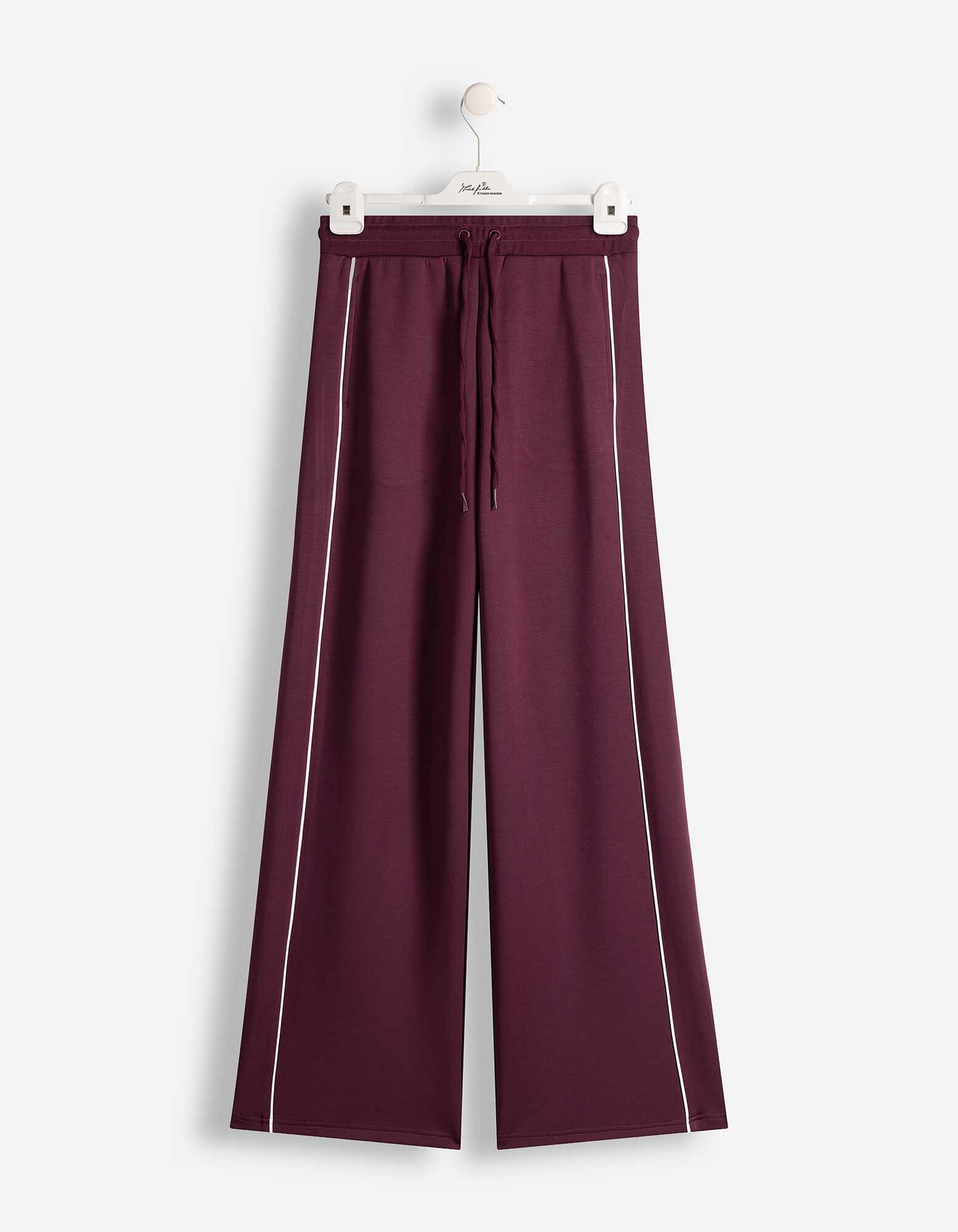 Jogpants - Weites Bein - Lila