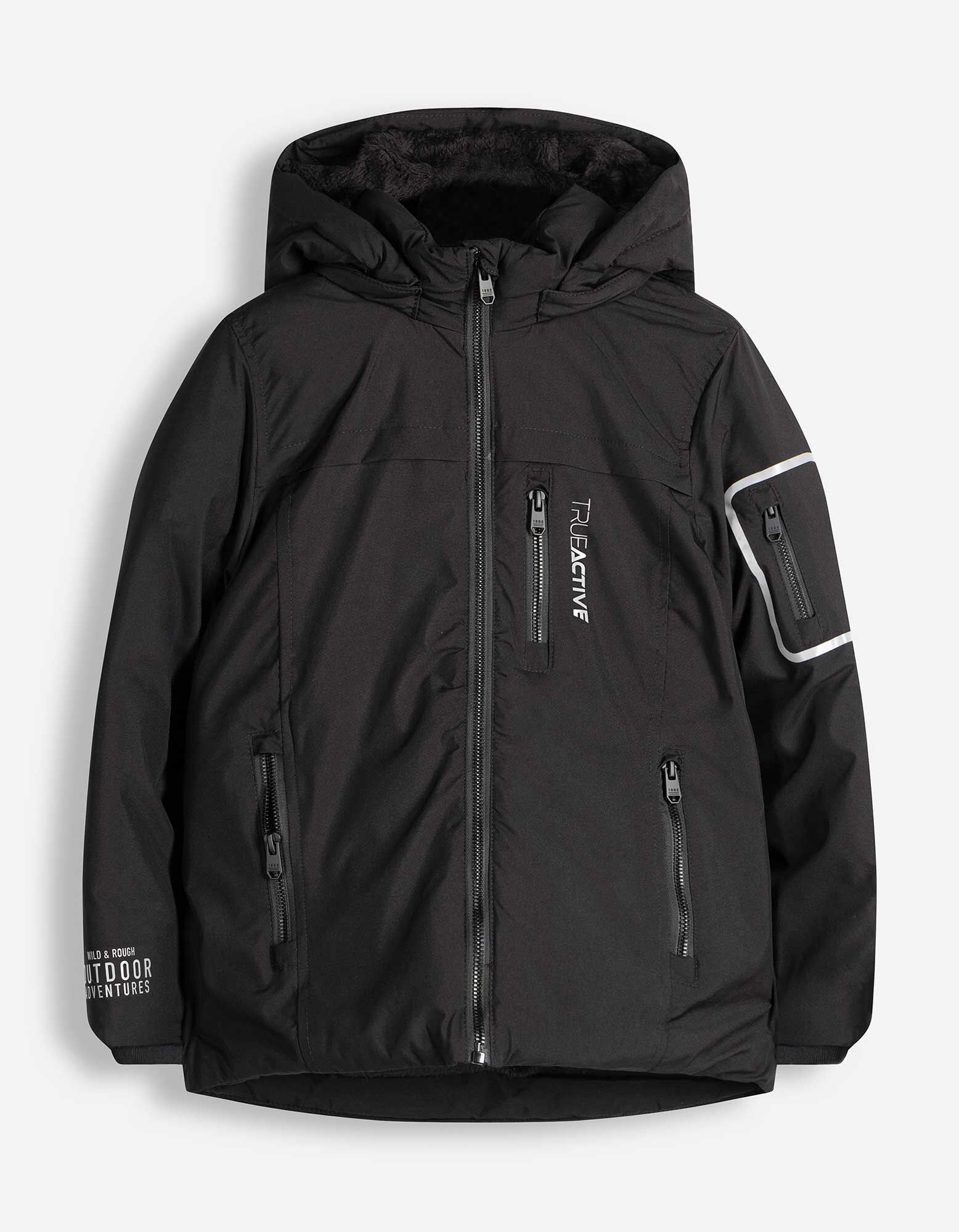 Winterjacke - Wasserabweisend - Schwarz