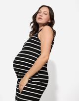 Umstandskleid - einfarbig - schwarz