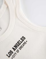 Cropped Top - Rippenstruktur