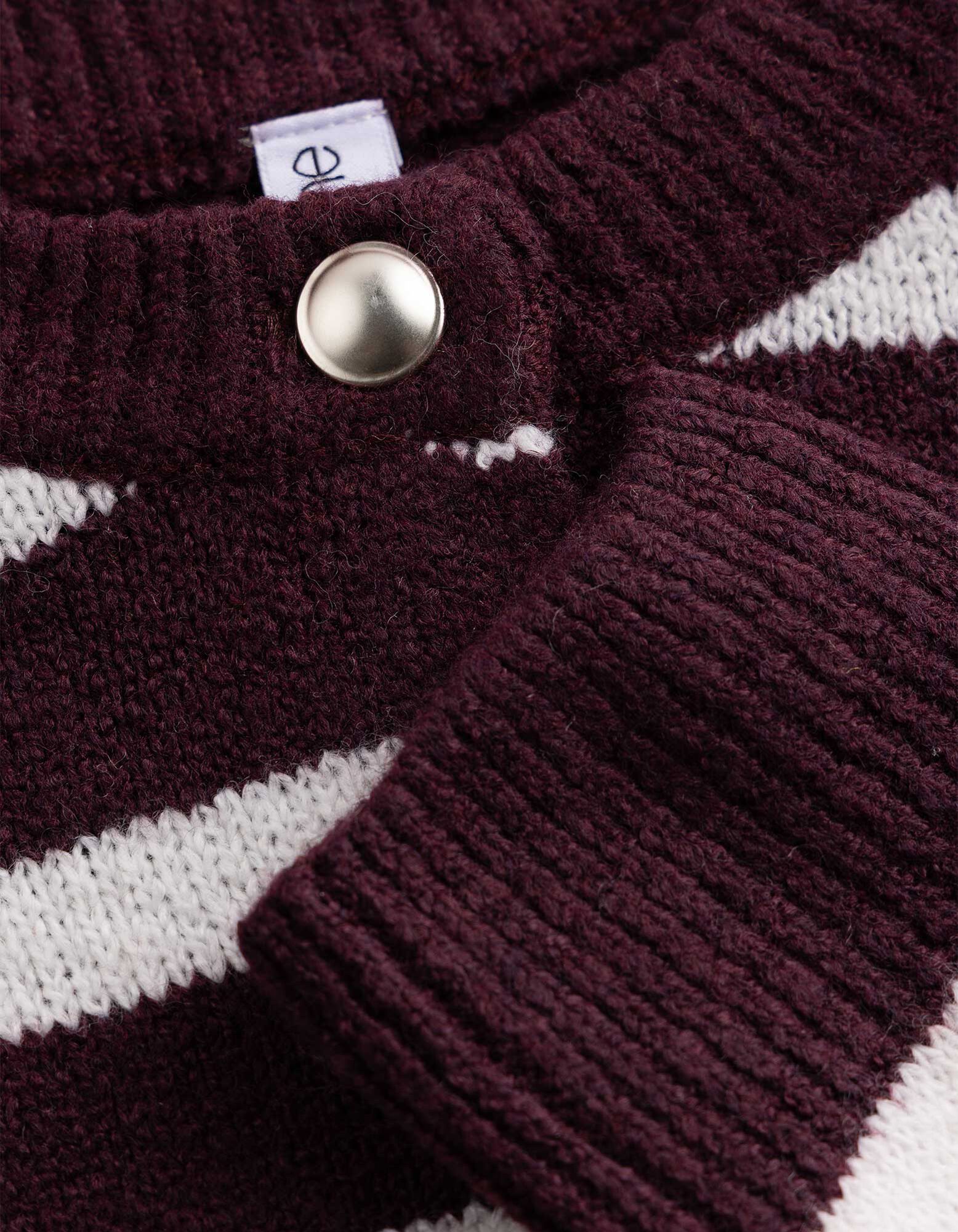 Cardigan - Knopfleiste - Lila