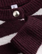 Cardigan - Knopfleiste - Lila