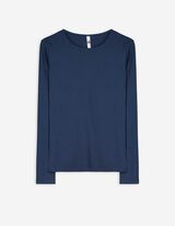 Shirt - Katoenmix - donkerblauw