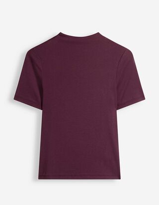 T-Shirt - Modal-Anteil - Lila