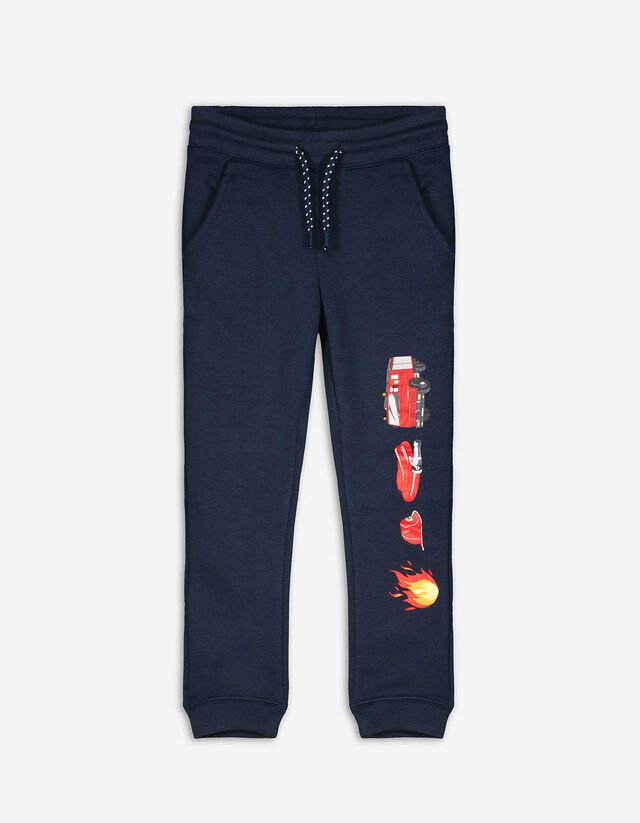 Pantaloni da jogging - Stampa - blu scuro