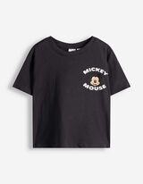 Souprava  tričko a kalhoty - Mickey Mouse - tmave seda