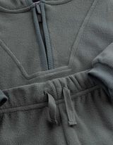 Set aus Kapuzenpullover und Hose - Fleece - Dunkelgr&uuml;n