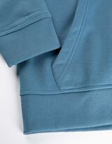 Mikina s kapucňou - Predná potlač - tmavomodra