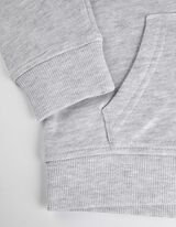 Dukserica sa kapuljačom - Prednji džep - svetlo-siva