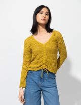 Pullover - Allacciatura - verde