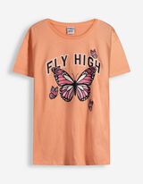 T-Shirt - Print - orange