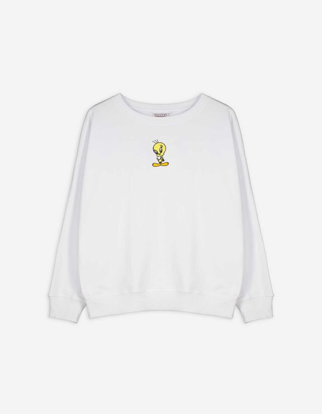 Sweatshirt - Looney Tunes - weiß