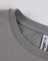 T-s&auml;rk - kinnitusega varrukad - hall