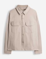 Hemd - Brusttasche - Beige