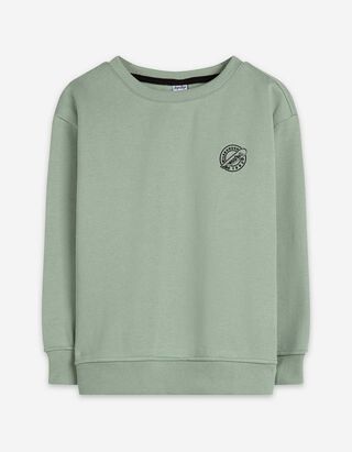 Sweatshirt - Print - grün