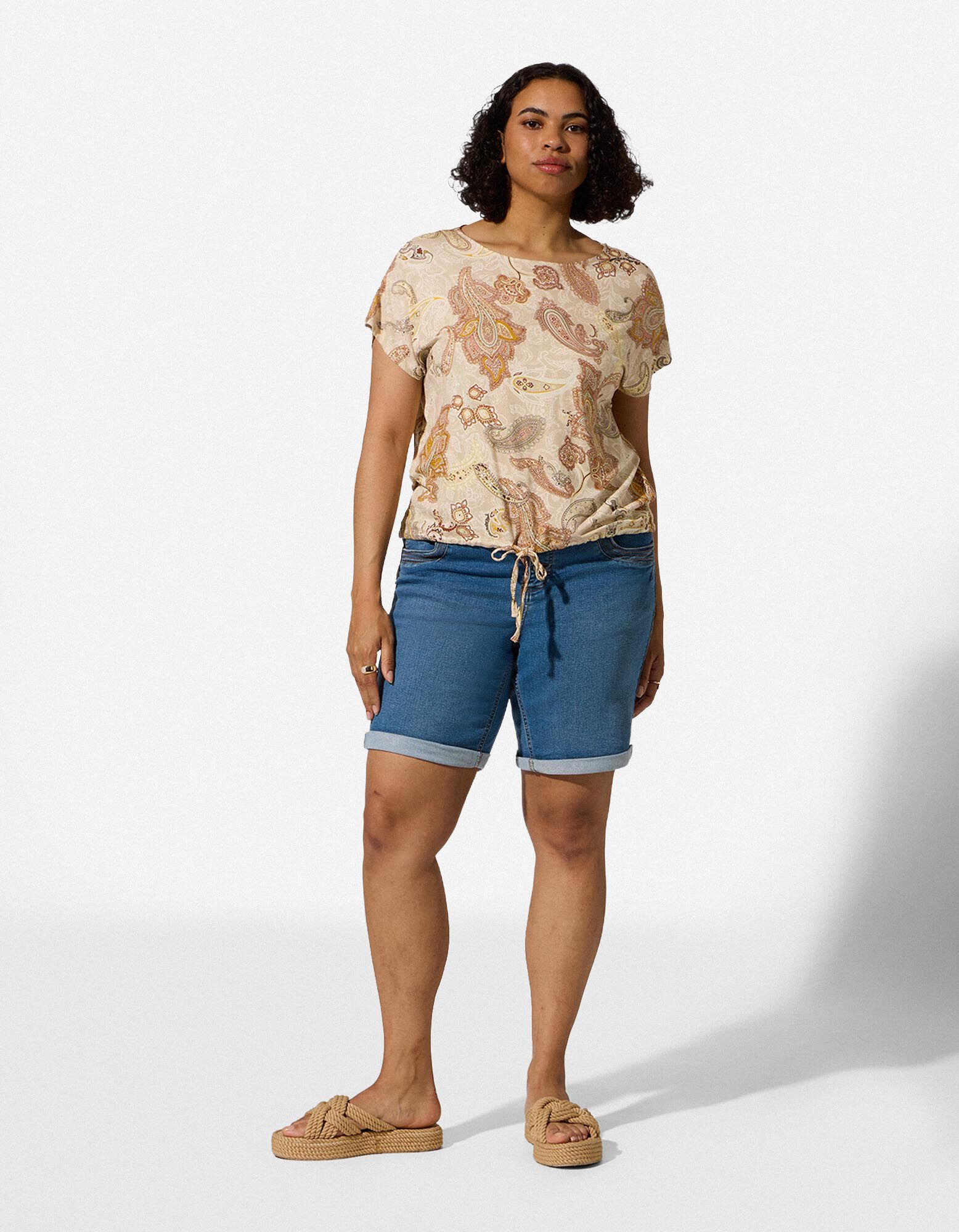 T-Shirt - Kordel - Beige