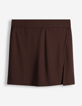 Skort - Viskose-Anteil - Dunkelbraun