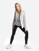 Prešívaná vesta - Prešívané švy - bezova