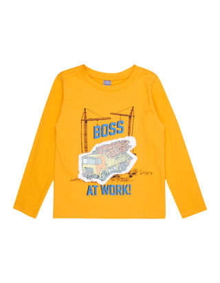 Jungen Longsleeve mit Wende-Pailletten