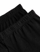 Helanke - 2 u pakovanju - crno