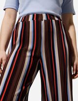 Hose - Plissee - braun