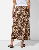 Rok - Luipaardprint - wit