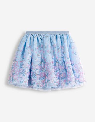 Print all-over - lichtblauw