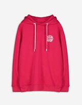 Hoodie - Borduursels - pink