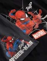 Pyjama Set aus Shirt und Shorts - Spiderman - bronzefarben