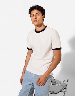 T-Shirt - Regular Fit - Wei&szlig;