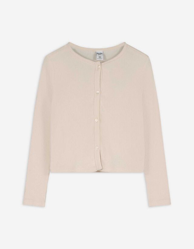 blusa - Colletto button-down - beige