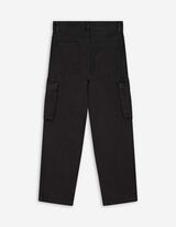 Pantalon cargo - Coupe ample - Noir