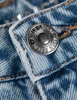 Jeans - Contraststrepen - lichtblauw