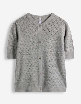 Vest - Knoopsluiting - grijs