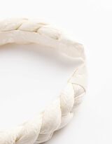 Ozdoba do vlasů  - Jednobarevn&eacute; - b&iacute;l&aacute;