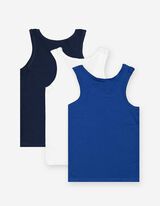 Canottiera - Confezione da 3 pezzi - blu scuro