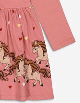 Haljina - &Scaron;areni print - roze