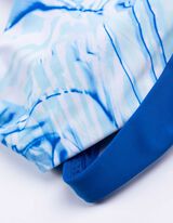 Set od gornjeg dela bikinija i bikini gaćica - &Scaron;areni print - plava